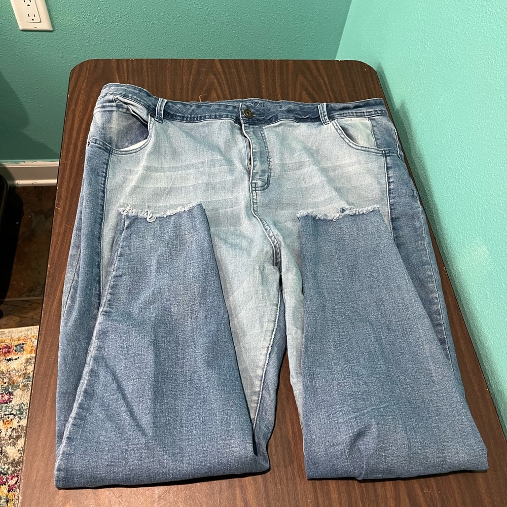 Rue21 size 24 two toned skinny jeans